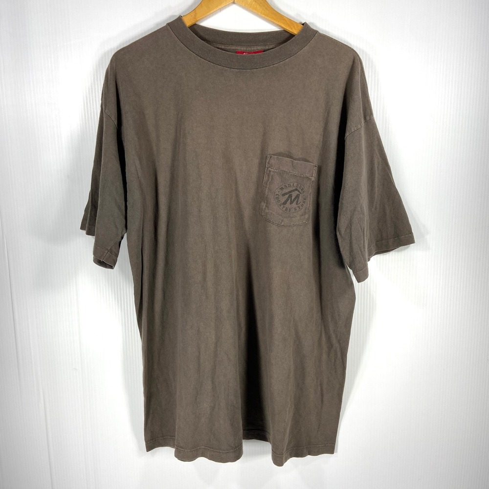 Men's Short Sleeve Pocket Tee - Brown
